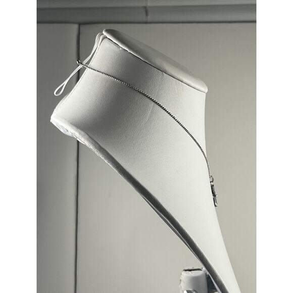 Sterling Silver Necklace 15.25" Ball Chain Clear Quartz Cross Pendant - Picture 11 of 12